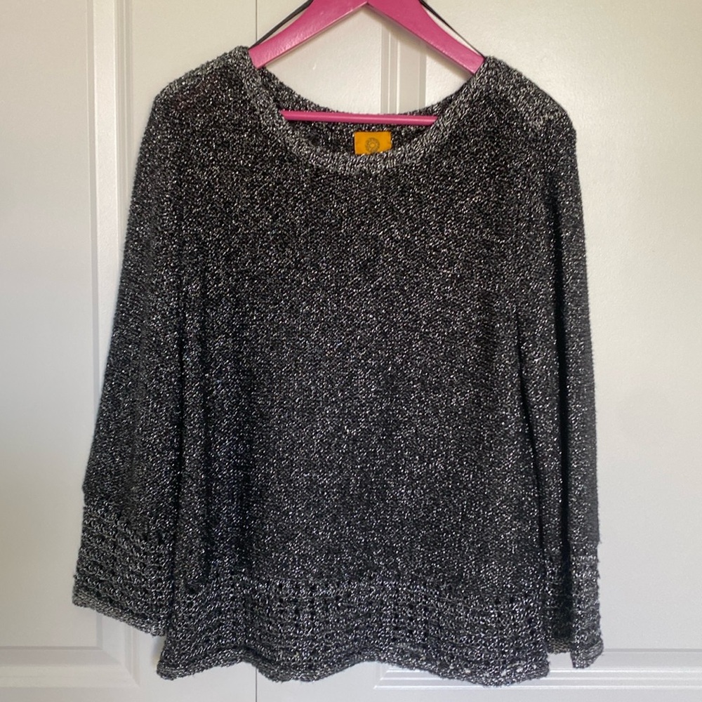 Black and‎ Silver Sweater